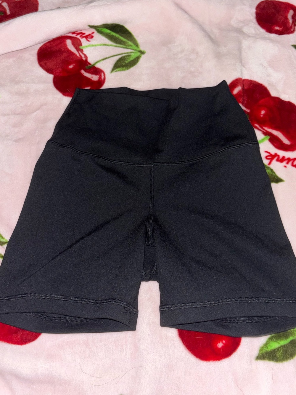 black biker shorts